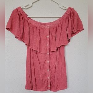 American Eagle off the shoulder top size small